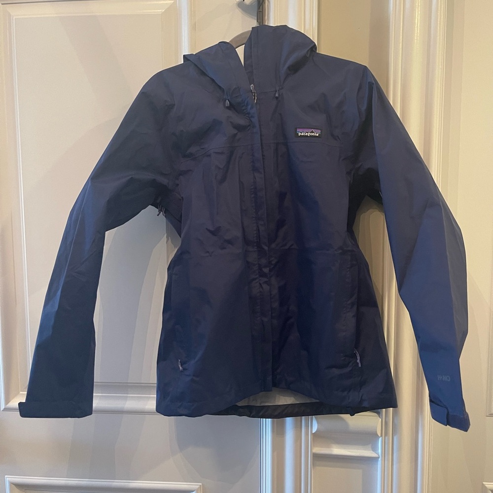 Patagonia Navy Rain Jacket